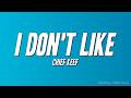 Chief Keef I Don T Like Lyrics