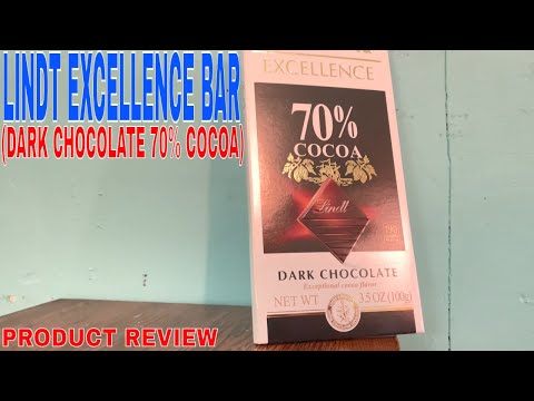 ✅  Lindt Excellence Bar (Dark Chocolate 70% Cocoa) - Pack of 4 🔴