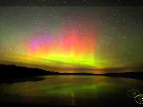 Loon Calls under Northern Lights ~ Nevis, MN on 5/2/16