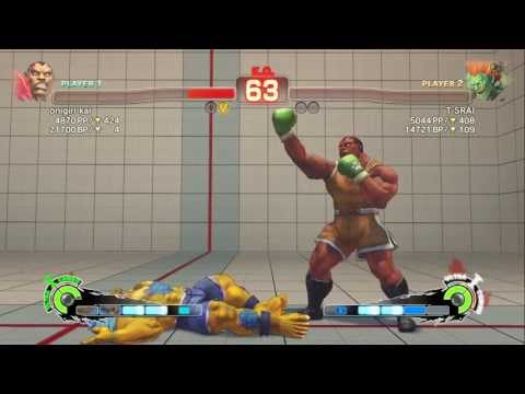 onigiri kai (Balrog) VS T SRAI (Blanka) Super Street Fighter IV Arcade Edition 2012 720p HD