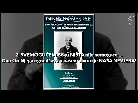 BOŽANSKO ISCJELJENJE - 2. SVEMOGUĆEM Bogu NIŠTA nije nemoguće!...