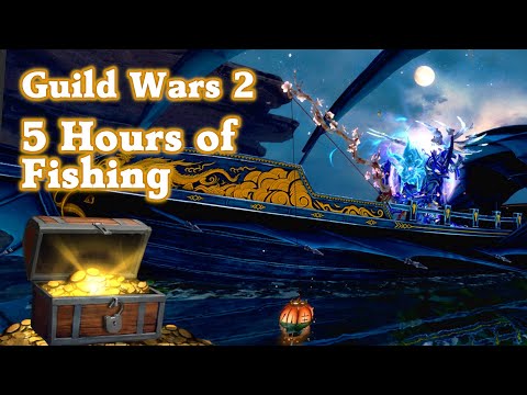 5 Hours of Fishing in Guild Wars 2 - How much Gold do you get? | JessTheStardustCharr