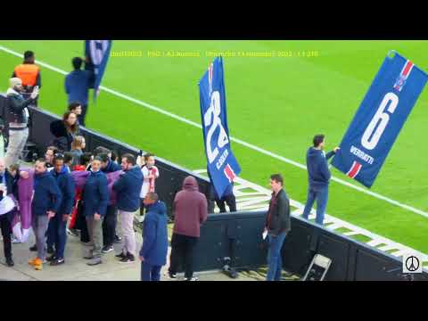 PSG / AJ Auxerre 13.11.2022 : 5-0 (L1 J15) 2/4 : Compositions des équipes