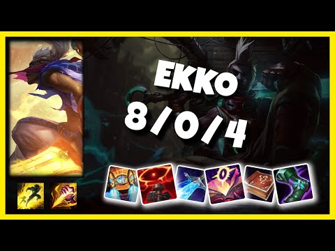 Ekko vs Yorick OCE Challenger JUNGLE (8/0/4) - v10.25