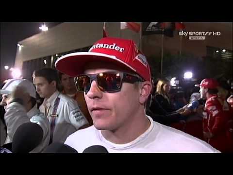 Barhain, Kimi's interview after qualifying - 05/04/2014