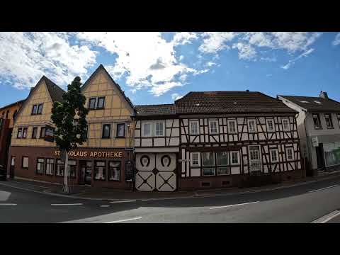 D: Goldbach. Unterfranken. Eindrücke aus der Ortsmitte. August 2025