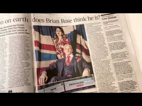 THE TIMES - "Who on Earth Does Brian Rose Think He Is?" （ブライアン・ローズは自分を一体誰だと思っているのか？#ブライアン・フォーメイア (THE TIMES - “Who on Earth Does Brian Rose Think He Is?” #brianformayor)