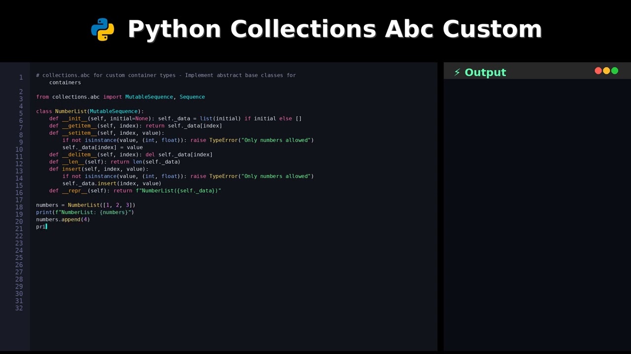 Python Collections Abc Custom #coding