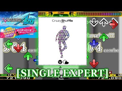 【DDR A20】 Crazy Shuffle [SINGLE EXPERT] 譜面確認＋クラップ