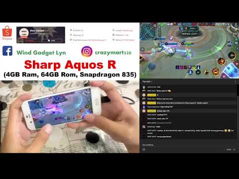 Mobile Legend (Sharp Aquos R - Live Review)