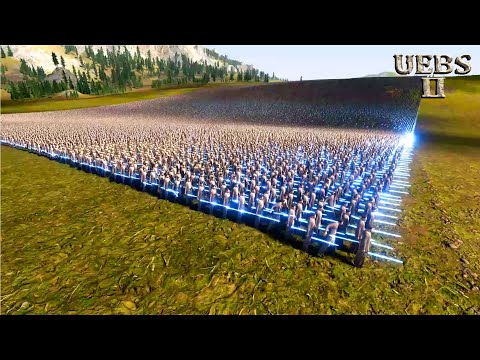 250,000 LASER KNIGHTS vs 2,000,000 WEREWOLVES | Ultimate Epic Battle Simulator 2 | UEBS 2
