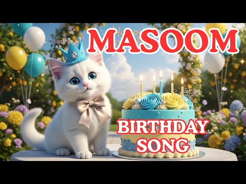 MAASOOM Birthday Song – Happy Birthday To You | #birthday #masoom