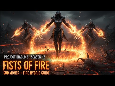 Project Diablo 2 Season 12 | Fists of Fire Assassin Build Guide | Summoner + Fire Hybrid