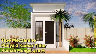 Dari Luar 1 Lantai Dalamnya 2 Lantai Ukuran Cuma 4x8 Meter Aja