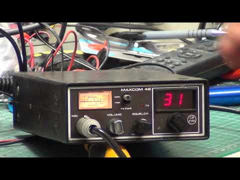 Maxcom 4E CB27/81 UK FM CB radio - Repair failure - On The Air test
