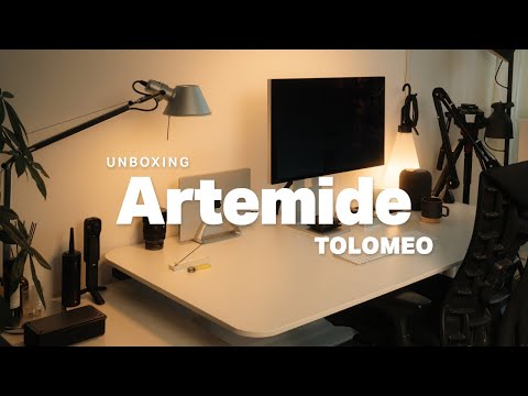 Unboxing The Perfect Desk Lamp: Artemide Tolomeo | Desk Setup Upgrade