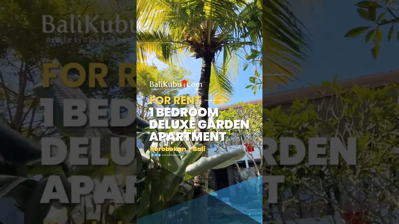 Amr-222.Ss-Dxg | Deluxe Garden Apartment For Monthly Rent In Seminyak- Bali