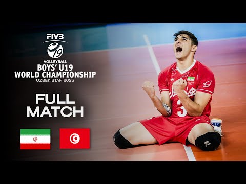 Iran vs. Tunisia - Pool C | Boys' U19 World Champs 2025 - Full Match