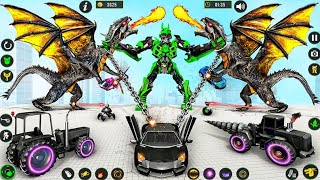 Bumblebee Robot Car Multiple Transform Game 2024 || Android Gameplay