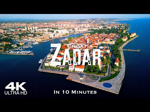 ZADAR 🇭🇷 Drone Aerial 4K | Croatia Hrvatska Dalmatia