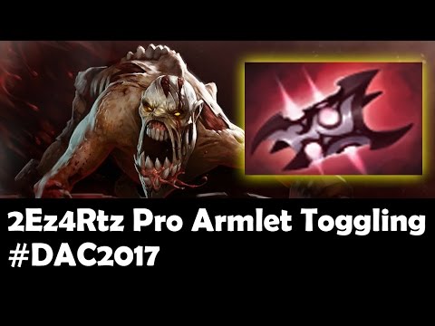 EG vs Faceless - Arteezy armlet toggle #DAC2017