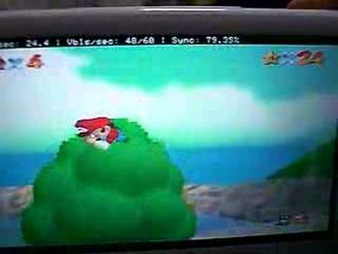 -Daedalus N64 emulator R10- play movie[Supermario64]
