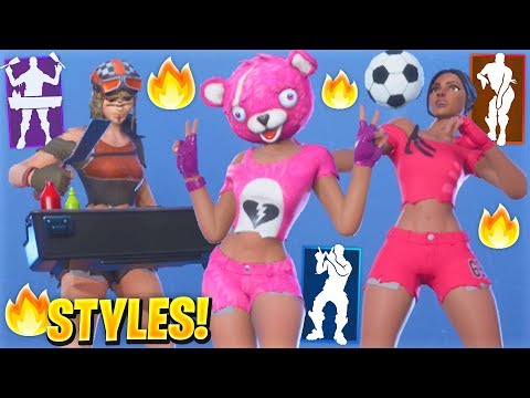 *NEW* Fortnite 'Beach Bomber' Summer Styles CONCEPTS..! (Soccer, Renegade Raider, Ghoul Trooper..)