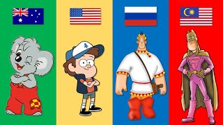 Cartoon From Different Countries Pt | 15