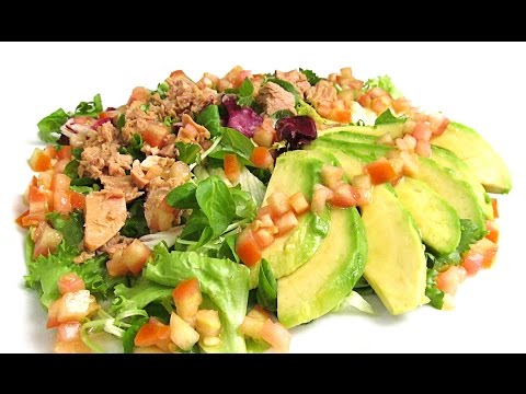 Ensalada de Atún con Aguacate