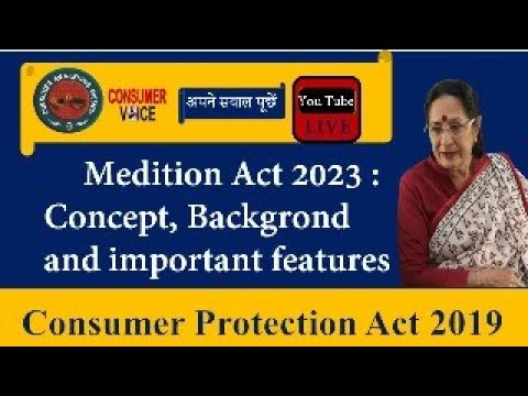 Medition Act 2023 : Concept, Backgrond and important features