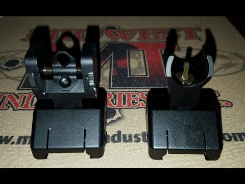 SIG SAUER Flip Up Iron Sights. Quick overview.