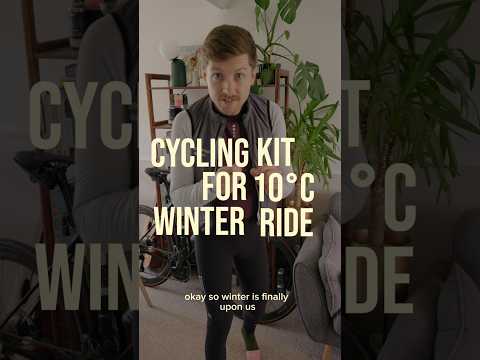 My winter cycling kit for 100km in the 10°C cold. #cycling #cyclingkit #winterkit