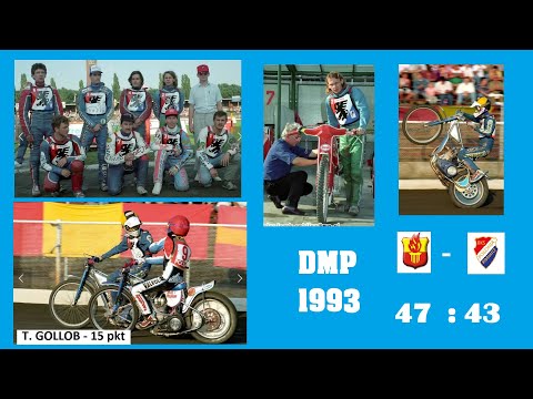 Retro Tomasz Gollob - Sparta Wrocław -  Polonia Bydgoszcz DMP 1993
