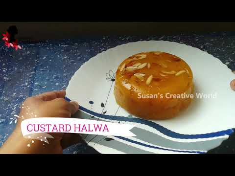 How to make Custard powder Halwa|halwa|simple and easy sweet recipe|ideal festival sweet recipe