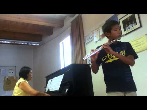 Chris Chen Flute on Scherzino, Op. 55, No. 6 - Rehearsal