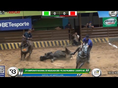 DISPUTA NACIONAL DE VAQUEJADA CATEGORIA ABERTO LIVRE PARQUE DAS PALMEIRAS 2025