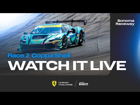 Ferrari Challenge North America - Sonoma, Race 2 - Coppa Shell
