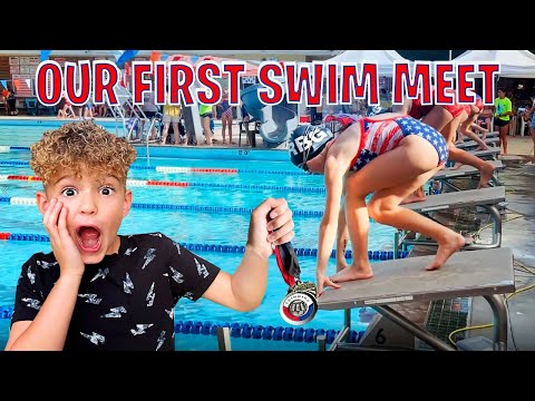 Rowdy Fam's FIRST Swim Meet of the Season