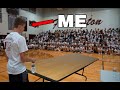 BOTTLE FLIPPING In Front Of My WHOLE SCHOOL