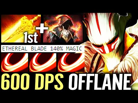 🔥 600 DPS Juggernaut NEW OFFLANE — Radiance + Cloak of Flames Ethereal Blade Cancer META Dota 2 Pro