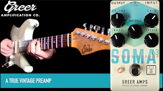 Video thumbnail for Greer Amplification SOMA 63 VINTAGE PREAMP by Mike Hermans