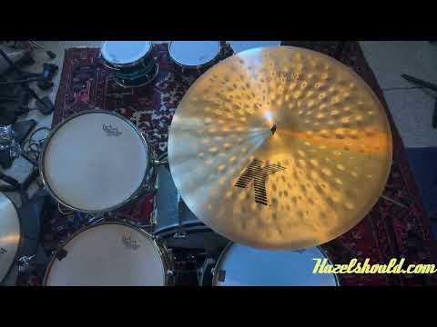 Zildjian 24” K LIGHT RIDE Perfect! MASSIVE 2 Foot Golden GLOWING Complex Beauty! 3017 g! MINT image 7
