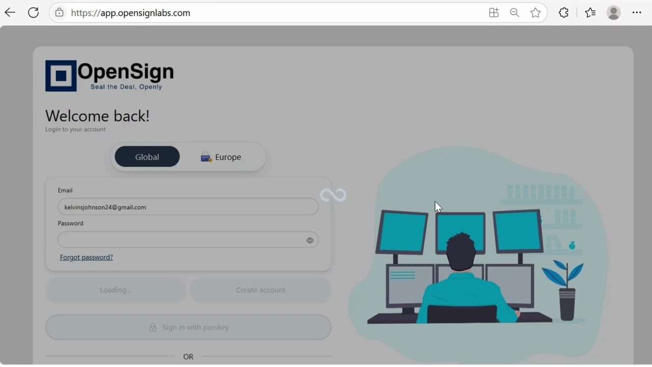 How to Set Up & Use Passkey Authentication in OpenSign | Secure Login & Document Signing