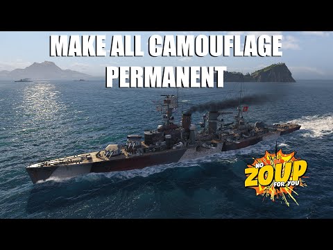 World of Warships Needs to Make ALL Camouflage Permanent
