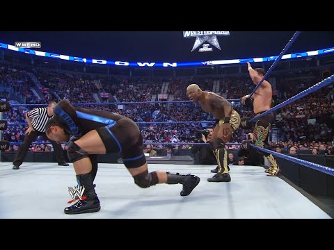 MVP vs Shelton Benjamin & Chavo Guerrero — Handicap Match: WWE SmackDown February 20, 2009 HD