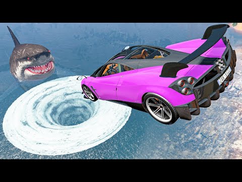 Open Bridge Crashes #148 BeamNG Drive Fun Madness | Random Vehicles Jumps and Crashes Compilation