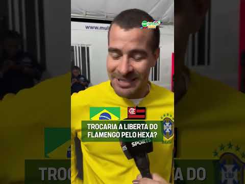 UMA LIBERTADORES PELO HEXA? O ator Thiago Martins, flamenguista, não ficou em cima do muro #shorts