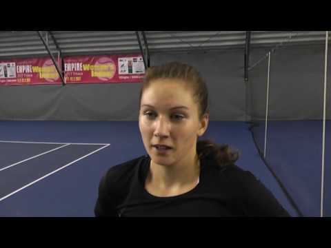 EMPIRE Women's Indoor 2017: Michaela Hončová, interview po postupe do finále dvojhry