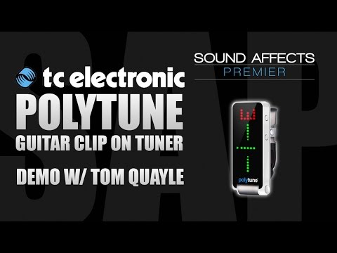 TC Electronic PolyTune Guitar Clip-on Tuner Demo w/ Tom Quayle