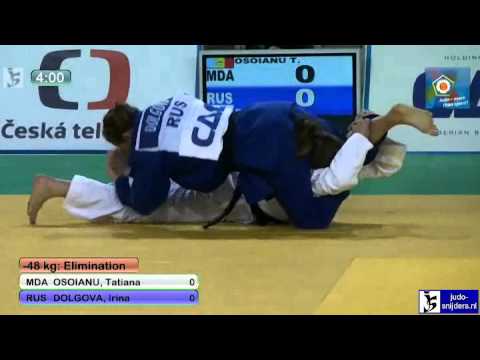 Judo 2012 European Championship U23 Prague: Osoianu (MDA) - Dolgova (RUS) [-48kg]